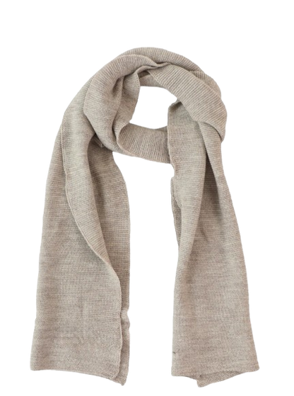 Pure Merino Wool Scarf (Medium Fawn Mix)